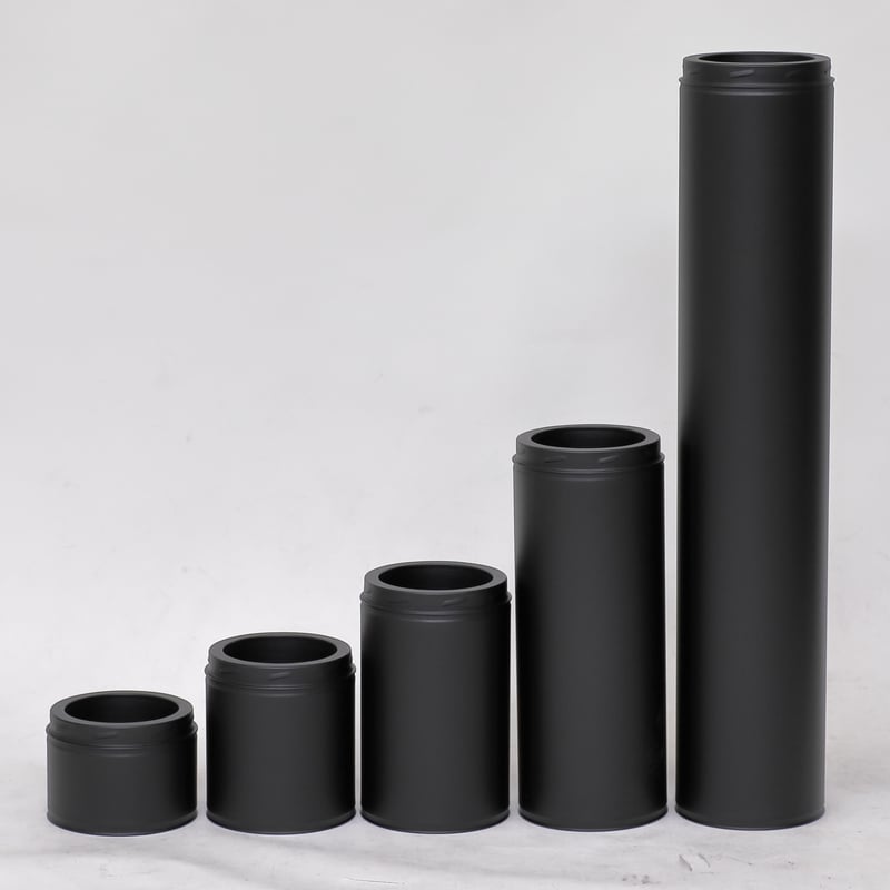 New 耐熱黒塗装断熱二重煙突 200mm(150-200) ロック式 New 耐熱黒塗装断熱二重煙突 200mm(150-200) ロック式