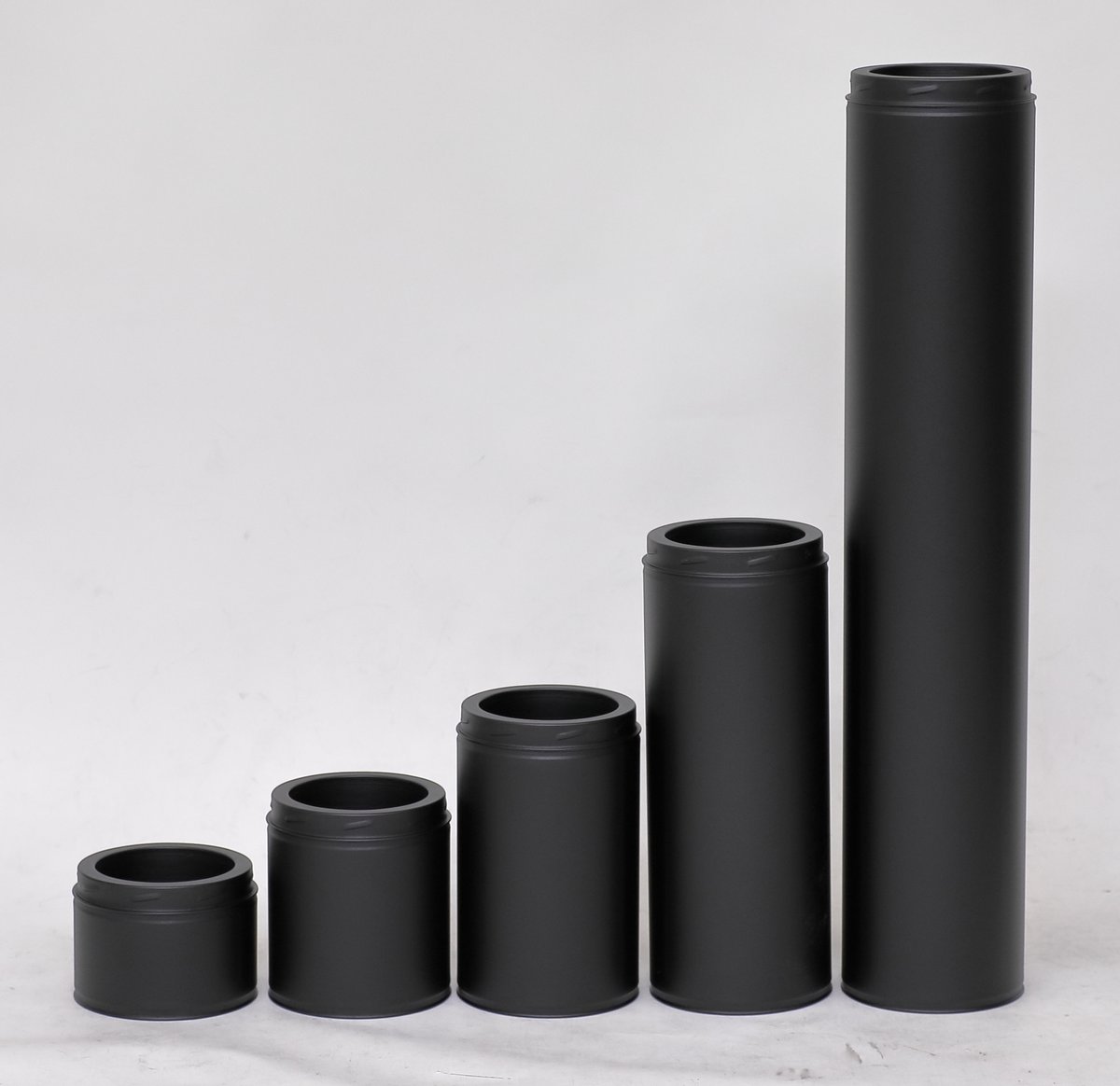 New 耐熱黒塗装断熱二重煙突 200mm(150-200) ロック式 New 耐熱黒塗装断熱二重煙突 200mm(150-200) ロック式