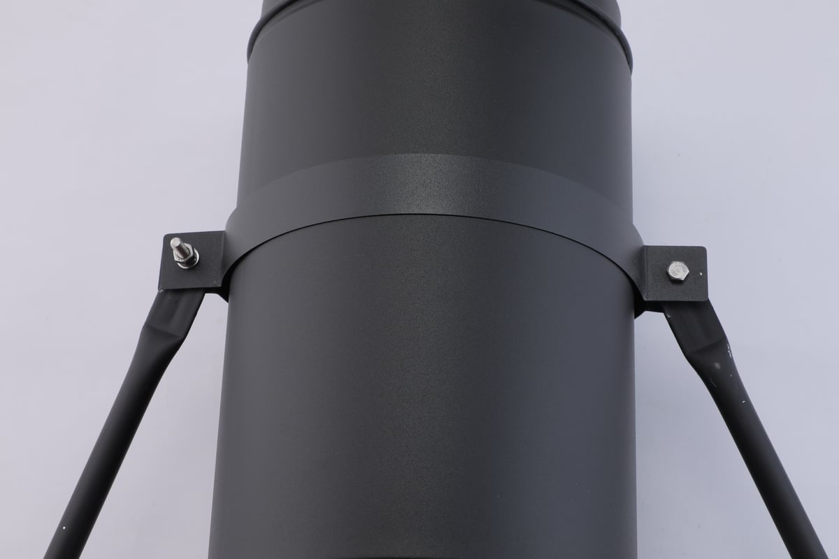 耐熱黒塗装断熱二重煙突150mm(6インチ)用 ルーフ・サポート 耐熱黒塗装断熱二重煙突150mm(6インチ)用 ルーフ・サポート