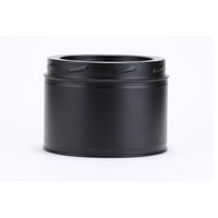 New 耐熱黒塗装断熱二重煙突　120mm（150-200） ロック式