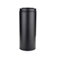 New 耐熱黒塗装断熱二重煙突150mm（６インチ）　スライド（150-200） ロック式