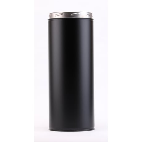 New 耐熱黒塗装断熱二重煙突　500mm（150-200） ロック式