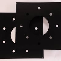 耐熱黒塗装断熱二重煙突150mm(6インチ）用 エアー・サーキュレーション・シーリング＆フロアパネル
