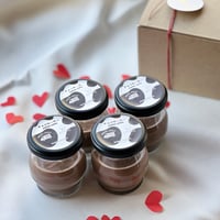 遅れてごめんね！もうすぐバレンタイン♡【AMAZING COFFEE×un/2UPコラボスイーツ】チョコモ〜モ〜パンナコッタ 4個セットバレンタイン仕様♡box入り