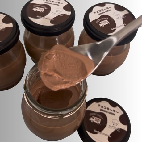【AMAZING COFFEE×un/2UPコラボスイーツ】チョコモ〜モ〜パンナコッタ 4個セットギフトbox入り