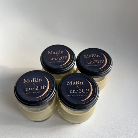 【MaRin× un/2UPコラボスイーツ】柚子×ほうじ茶パンナコッタ 4個セット（箱、紙袋付き）