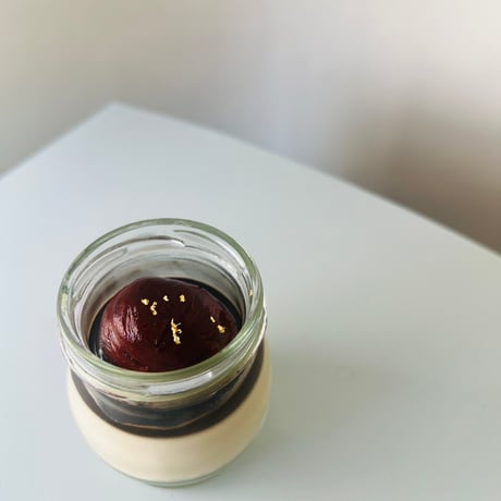 【数量限定】 栗×ほうじ茶のパンナコッタ４個セット （贈答用）