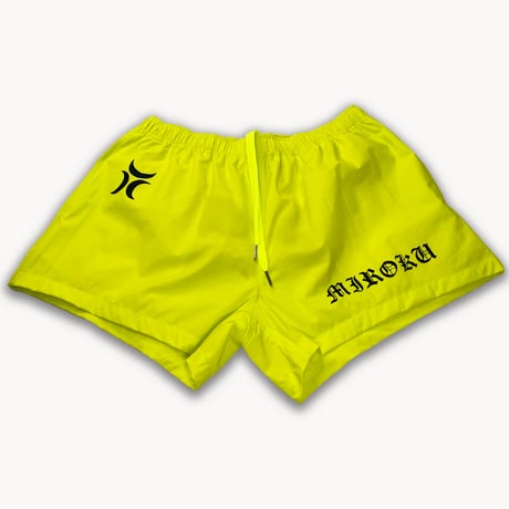 ３６９ logo swim shorts "Yellow"