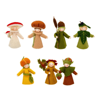 ルブロナ　ルブロナ タウン　夏、秋　セット ルブロナの木のおもちゃ タウンセット