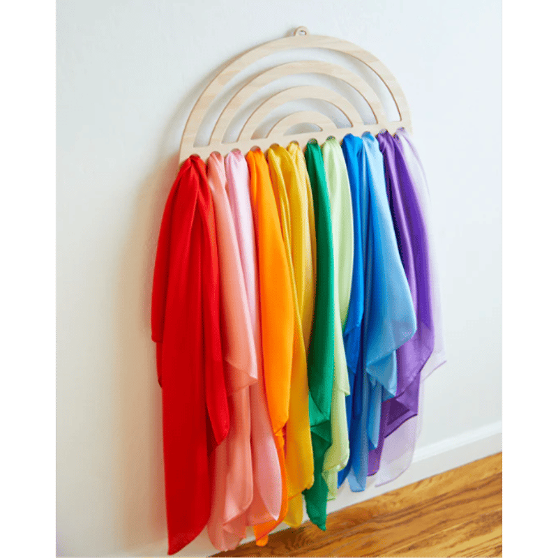 サラズシルク】Large Rainbow Playsilk Display | METSÄ