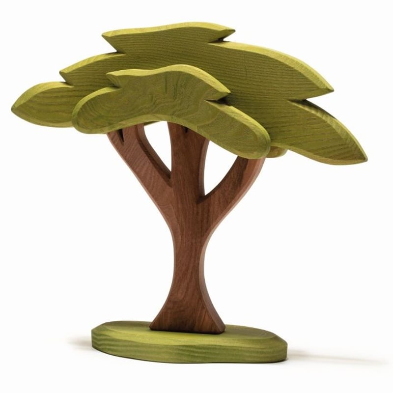 オストハイマー　ostheimer 木製玩具　積み木 Ostheimer オストハイマー社］虹色積み木 ファームセット - 木の