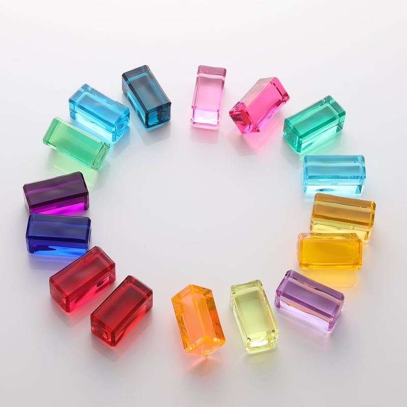 REGENBOGENLAND】虹の石 フルセット (虹の石64pcs ＋T3バー6本＋木箱)