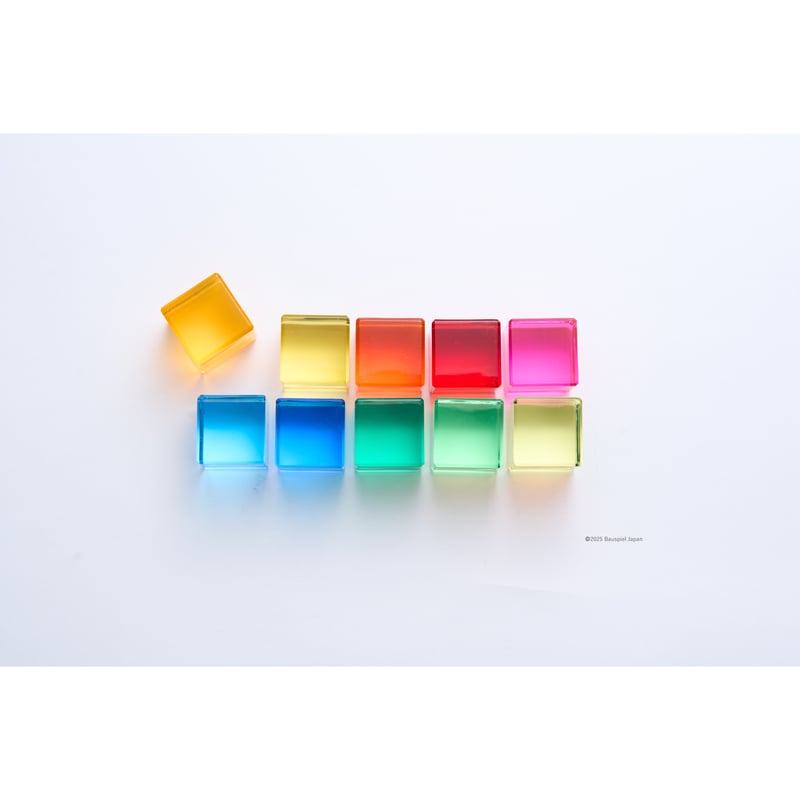 BAUSPIEL 】ルーセントキューブ 100pcs ※木製トレー付き 【次回