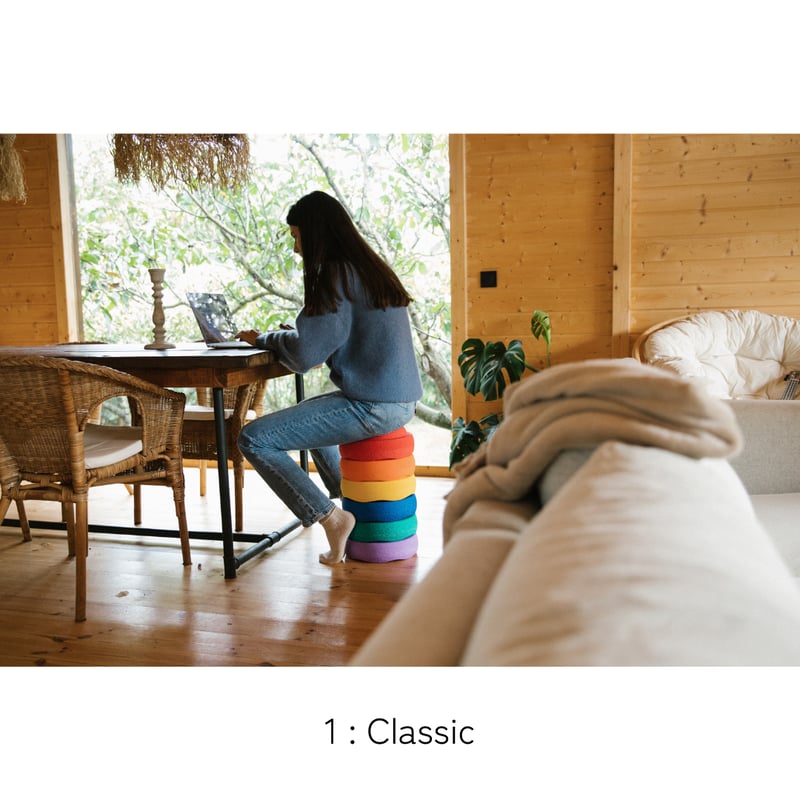 【まるい】stapelstein Stapelstein シュタペルシュタイン【Original】Rainbow Pastel | krtek