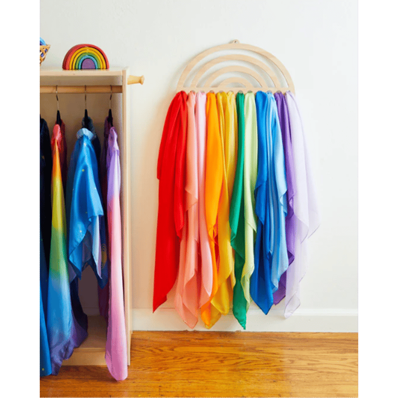 サラズシルク】Large Rainbow Playsilk Display | METSÄ
