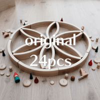 m*n様 バウシュピール　ホイールキット バウシュピールのホイールキットで動く!積み木の車 | 木の