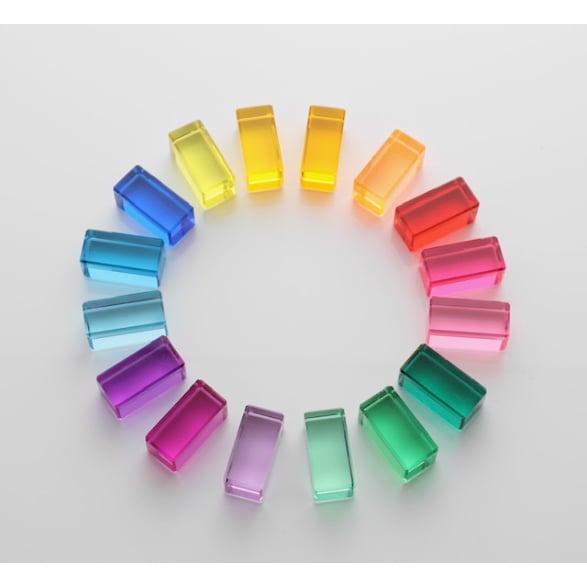 REGENBOGENLAND】虹の石 ハーフセット（虹の石32pcs ＋T3バー3本