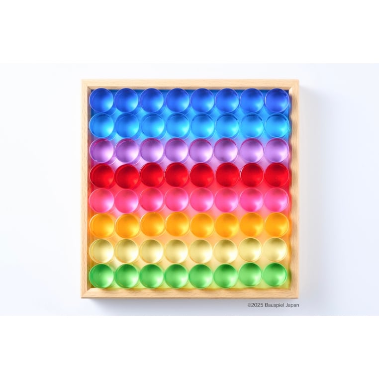 BAUSPIEL 】ルーセントシリンダー 64pcs ※木製トレー付き 【在庫あり