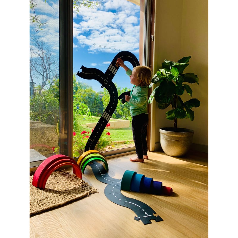 way tn play ウェイトゥプレイ24ピース waytoplay】ハイウェイ・ギフトセット (24pcs＋車1台) | METSÄ