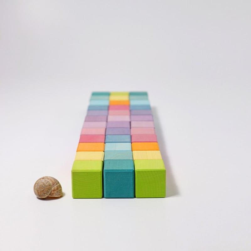 GRIMM'S】にじのキューブパステル・小・36pcs | METSÄ