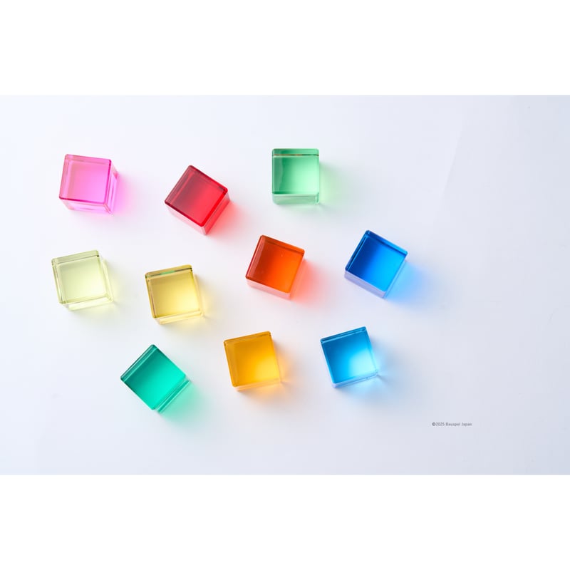 美品＊ バウシュピール　ルーセントキューブ ルーセントキューブ 100pcs【Bauspiel Japan】