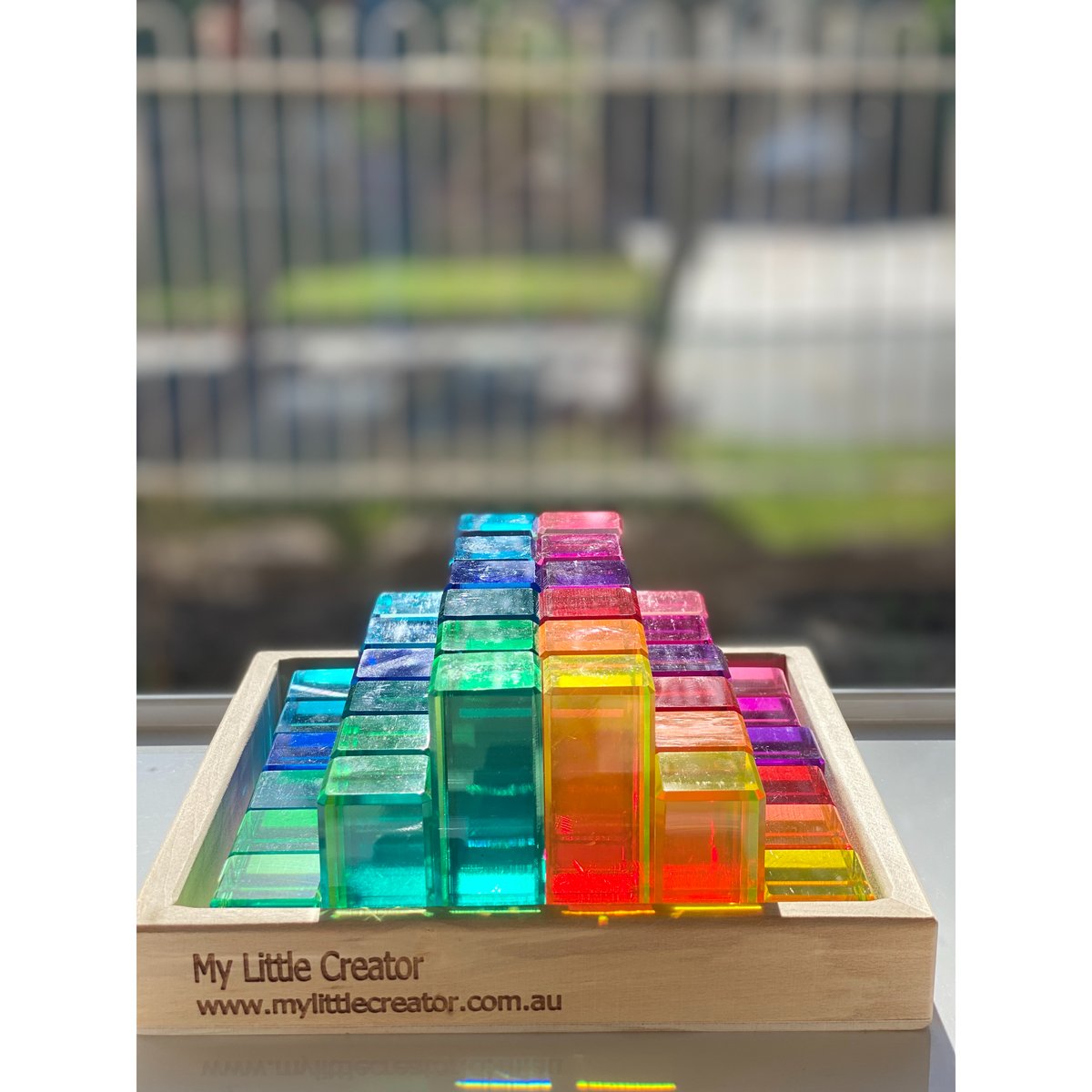 MY LITTLE CREATOR 】虹の山セット 36pcs ※木製トレー付き | ME