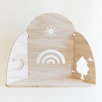 BAUSPIEL】トランスパレントキューブ ※木製トレー付き 【在庫あり