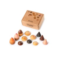 BAUSPIEL 】ルーセントキューブ 100pcs ※木製トレー付き 【在庫あり