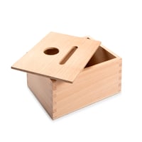 BAUSPIEL 】カラートライアングル ラージ 54pcs ※木製トレー付き