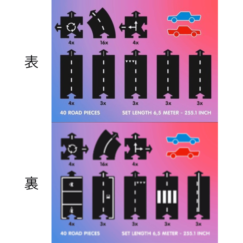 waytoplay】キングオブザロード・ギフトセット (40pcs+車2台 waytoplay】キングオブザロード・ギフトセット (40pcs+車2台