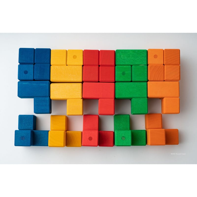 BAUSPIEL コーナーブロック50個セット木箱付 BAUSPIEL 】コーナーブロックカラー50PCS 【メーカー取寄せ商品】 | METSÄ