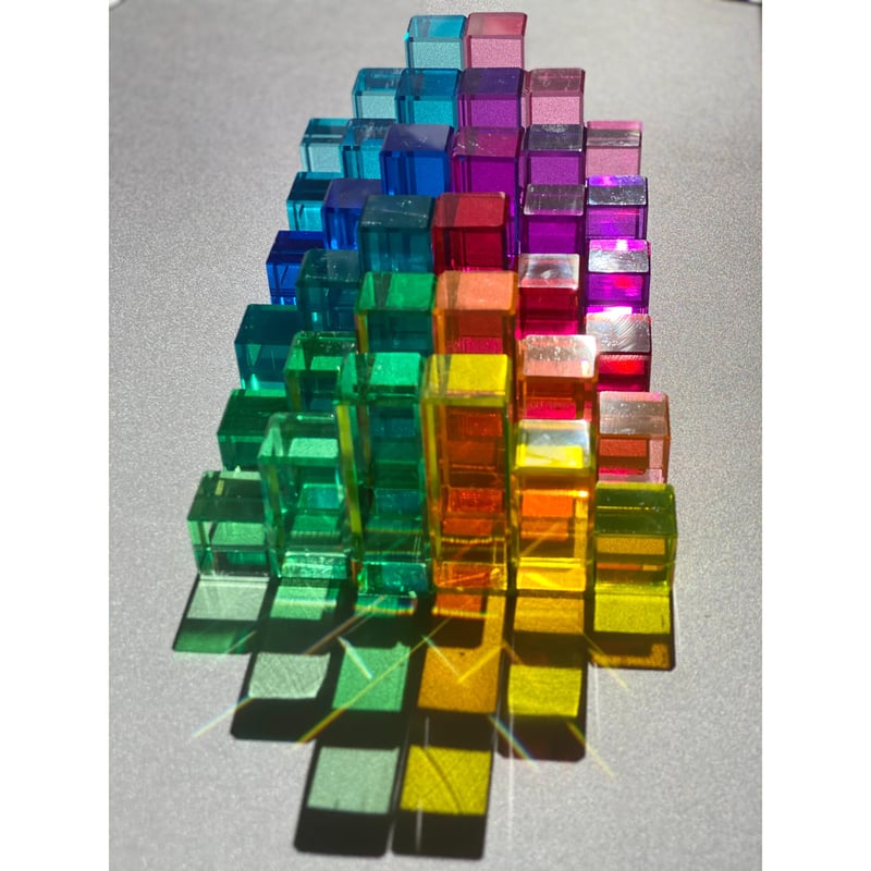 MY LITTLE CREATOR 】虹の山セット 36pcs ※木製トレー付き | ME