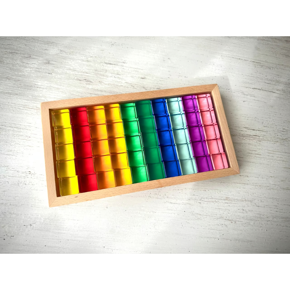 REGENBOGENLAND】虹のかけら 50pcs ※木箱付き 【メーカー取寄せ商品】