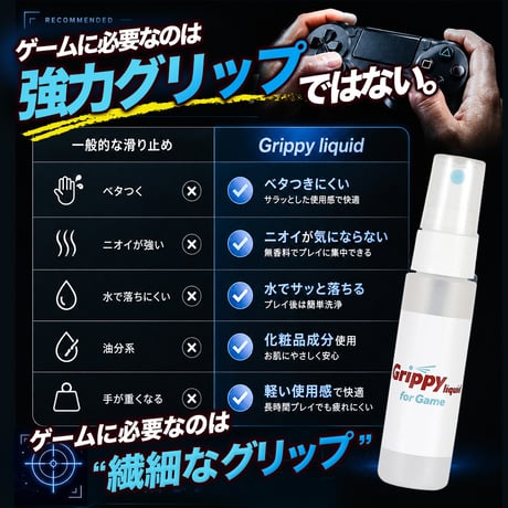 ゲーム用滑り止めスプレー | Grippy liquid for Game 30ml