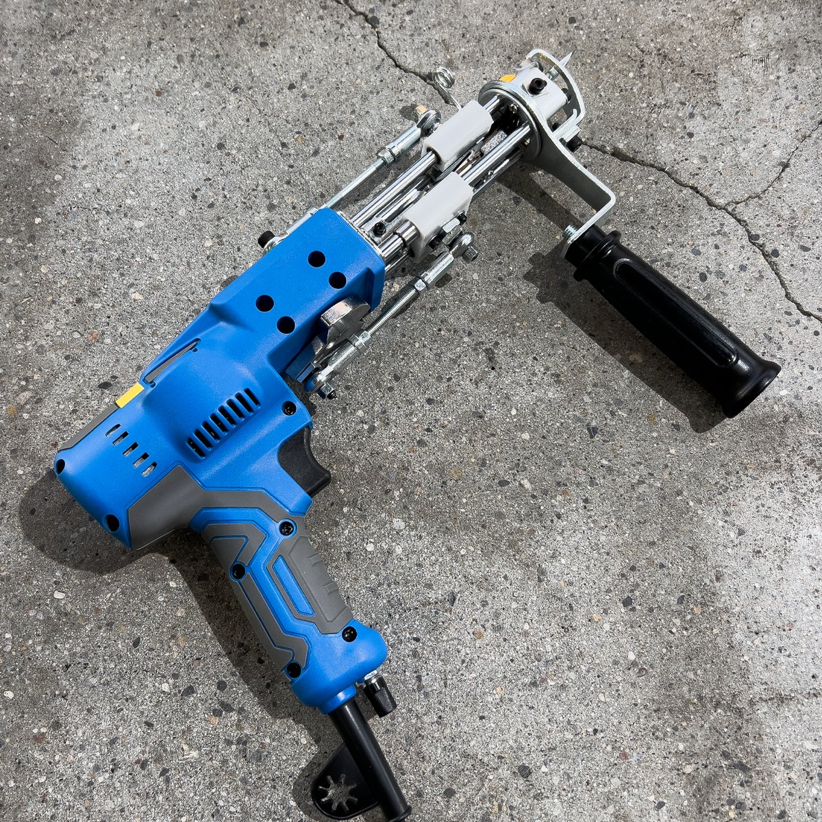 中古 タフティングガン AK-1 カットパイル 青 中古 タフティングガン