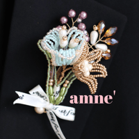【broach】Sky Blue /etoile filante