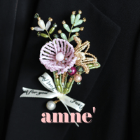 【accessory】broach/pink