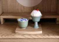ごはんとお水（金箔押しBOX入り）_鶯色花器