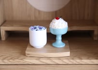 ごはんとお水（金箔押しBOX入り）_緑色花器