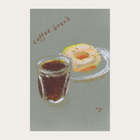 【YUMIKO】O-22 coffee break【原画】