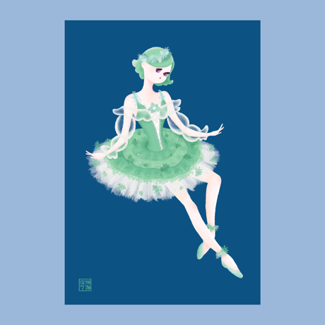 【深海7海】森の精【ポストカード】