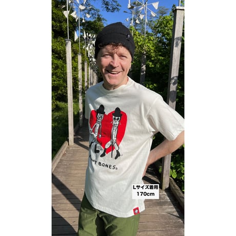Clockwork Orange de Tシャツ-  ナチュラル＋記念バッジ（S〜XL）White Adult Short Sleeve/ English description below
