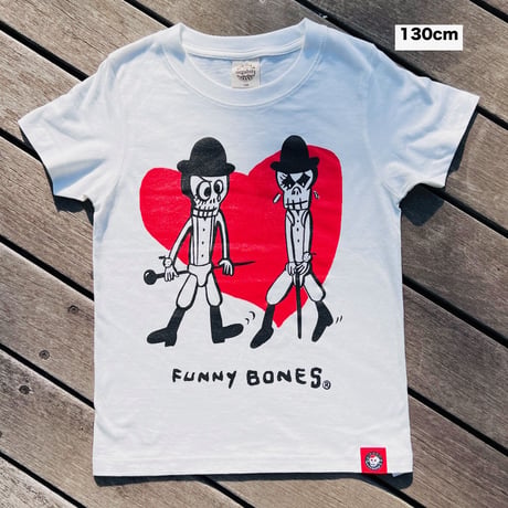 Clockwork Orange de Tシャツ For KIDS-ナチュラル＋記念バッジ（ 130/ 150）Kids Short Sleeve/English description below