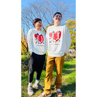 Clockwork Orange de 長袖Tシャツ-  ナチュラル（S〜XL）White Long Sleeve / English description below.