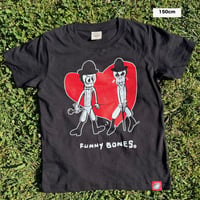 Clockwork Orange de Tシャツ For KIDS-ブラック＋記念バッジ (130/ 150）Kids Short Sleeve/English description below