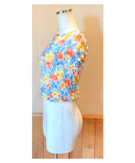 vintageくしゅトップス