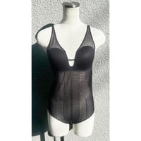 メッシュブラボディースーツ