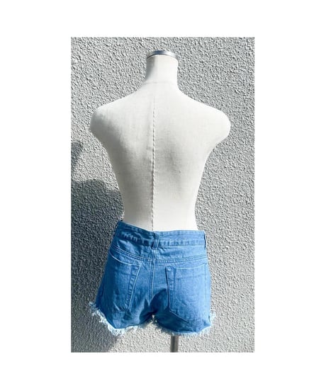 ビジューデニムパンツ