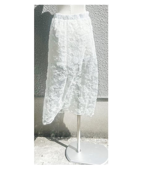 シアーフラワースカート