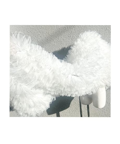 ボリュームチュールスカーフ